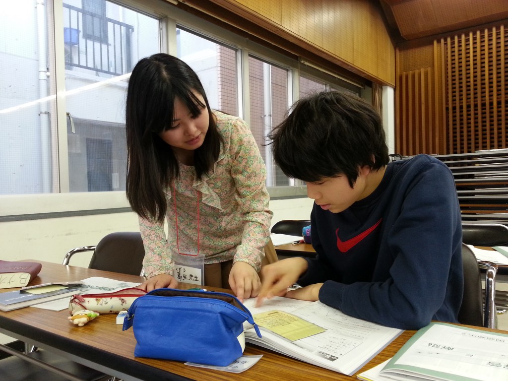 ジャニアスの春期講習の授業シーン