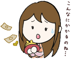 こんなにかかるのね…