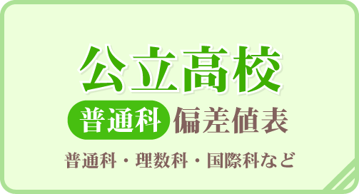 公立高校（普通科）偏差値表