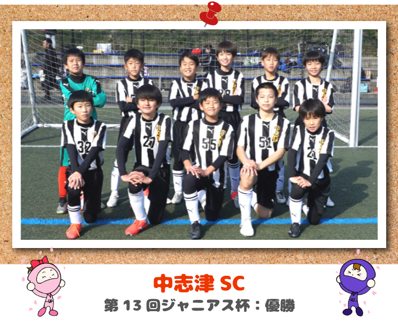 中志津SC 第13回ジャニアス杯　優勝