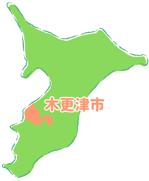 木更津市のマップ