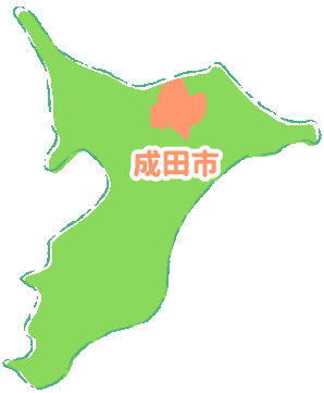 成田市のマップ